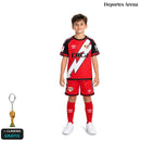 Conjunto Niño Rayo Vallecano 2ª Equipación 2026/27 - frontal