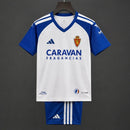 Conjunto Niño Real Zaragoza 1ª Equipación 2026/27 foto real