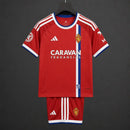 Conjunto Niño Real Zaragoza 2ª Equipación 2026/27 foto real