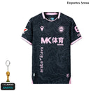 Camiseta Deportivo Alavés 2ª Equipación 2026/27 negra y rosa - frontal