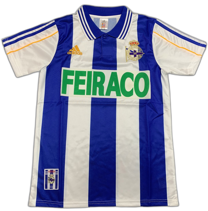 Camiseta Deportivo La Coruña 99/00 I de Local - Versión Retro