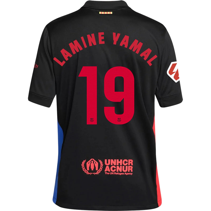 Camiseta Lamine Yamal - Barcelona FC 24/25 II de Visitante - Versión Aficionado