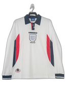 Camiseta Inglaterra 1998 I de Local - Manga Larga Versión Retro