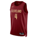 Camiseta NBA Evan Mobley - Cleveland Cavaliers - 22/23 Burdeos - Edición Ícono