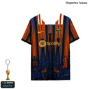 Camiseta FC Barcelona Edición Especial – Sagrada Familia Naranja y Azul