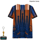Camiseta FC Barcelona Edición Especial – Sagrada Familia Naranja y Azul