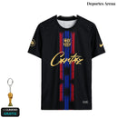 Camiseta FC Barcelona x Corteiz 2026/27 Negra - Frontal