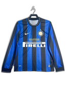 Camiseta Inter de Milán 2010 I de Local - Manga Larga Versión Retro