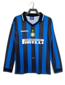 Camiseta Inter de Milán 97/98 I de Local - Manga Larga Versión Retro
