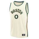 Camiseta NBA Jayson Tatum - Boston Celtics - Fanatics Branded 23/24 Fast Break - Blanco - Edición Ciudad