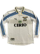 Camiseta Lazio 00/01 II de Visitante Manga Larga - Versión Retro