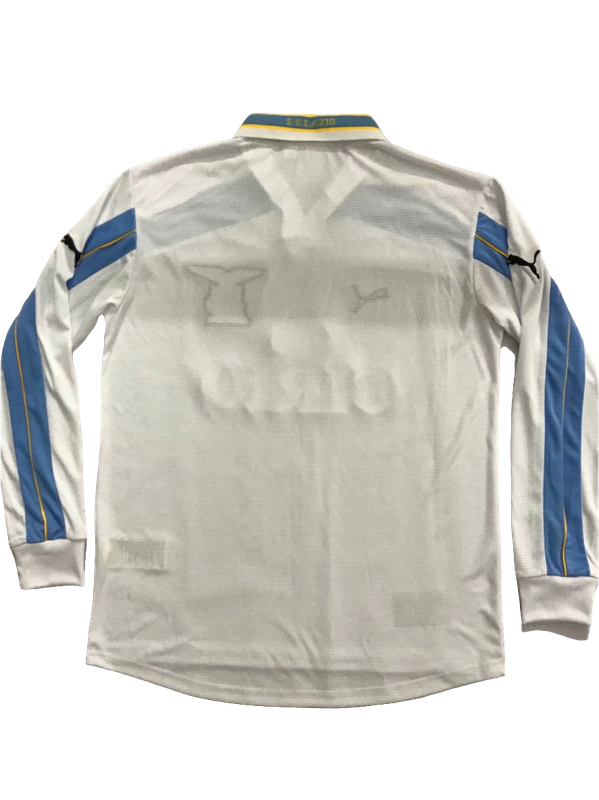 Camiseta Lazio 00/01 II de Visitante Manga Larga - Versión Retro