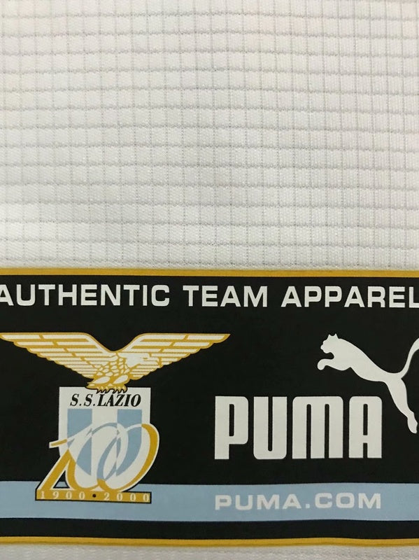 Camiseta Lazio 00/01 II de Visitante Manga Larga - Versión Retro