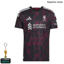 Camiseta Liverpool 3ª Equipación 2026/27 Negra y Granate – frontal