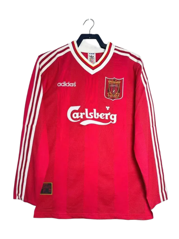 Camiseta Liverpool 95/96 I de Local - Manga Larga Versión Retro