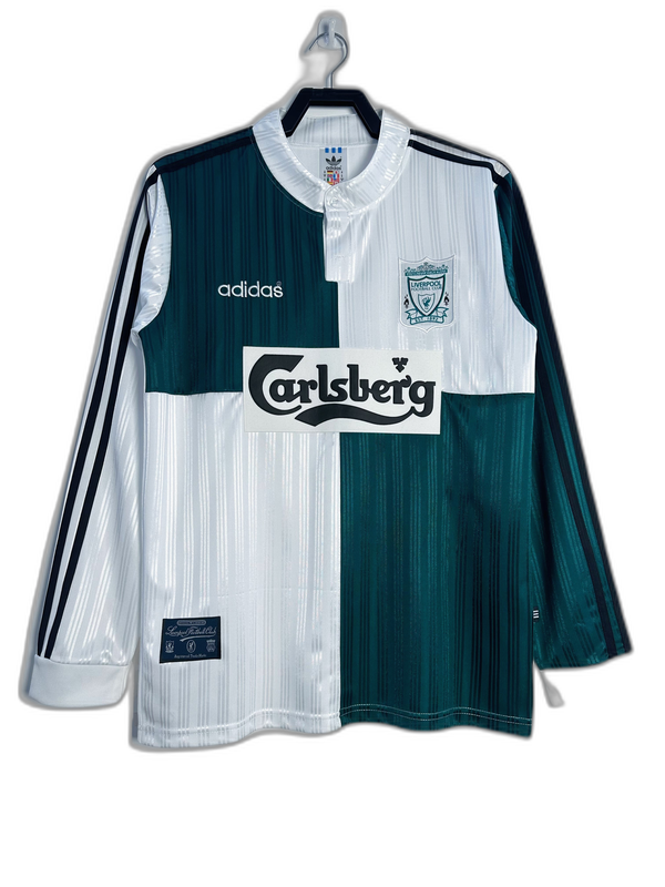Camiseta Liverpool 95/96 II de Visitante - Manga Larga Versión Retro