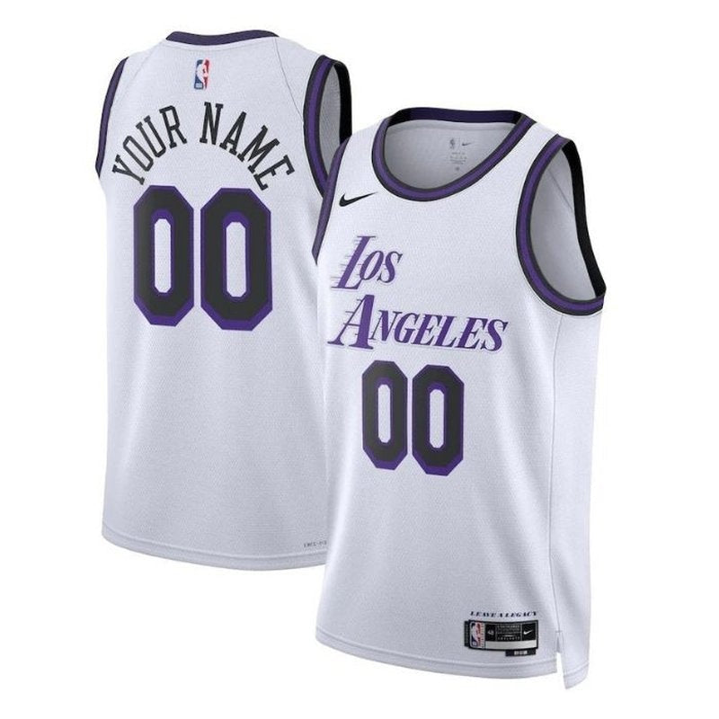 Camiseta NBA - Los Angeles Lakers - 2023 - Edición Ciudad - Blanco