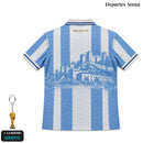 Camiseta Málaga CF Edición Heritage – Albiceleste La Rosaleda