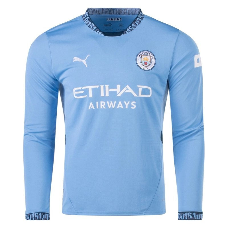 Camiseta Manchester City 24/25 I de Local - Manga Larga