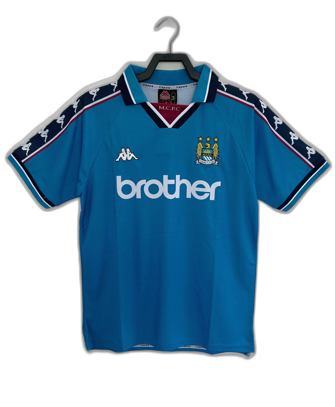 Camiseta Manchester City 97/98 I de Local - Versión Retro