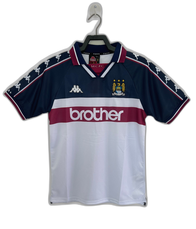 Camiseta Manchester City 97/98 II de Visitante - Versión Retro