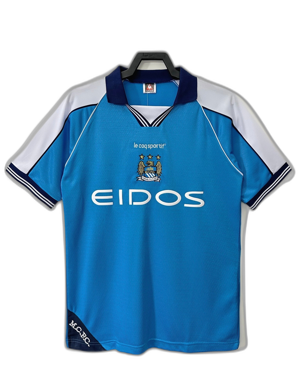 Camiseta Manchester City 99/01 I de Local - Versión Retro