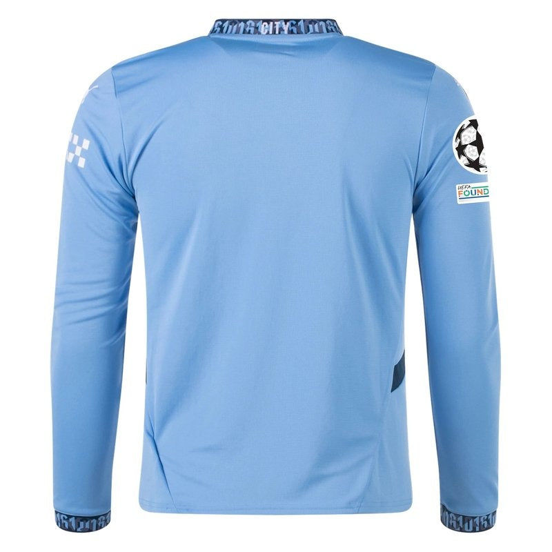 Camiseta Manchester City - Liga de Campeones - 24/25 I de Local - Manga Larga