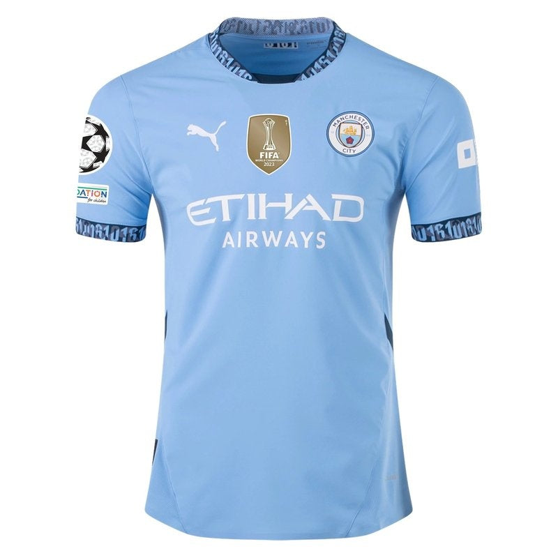 Camiseta Manchester City - Liga de Campeones - 24/25 I de Local - Versión Jugador