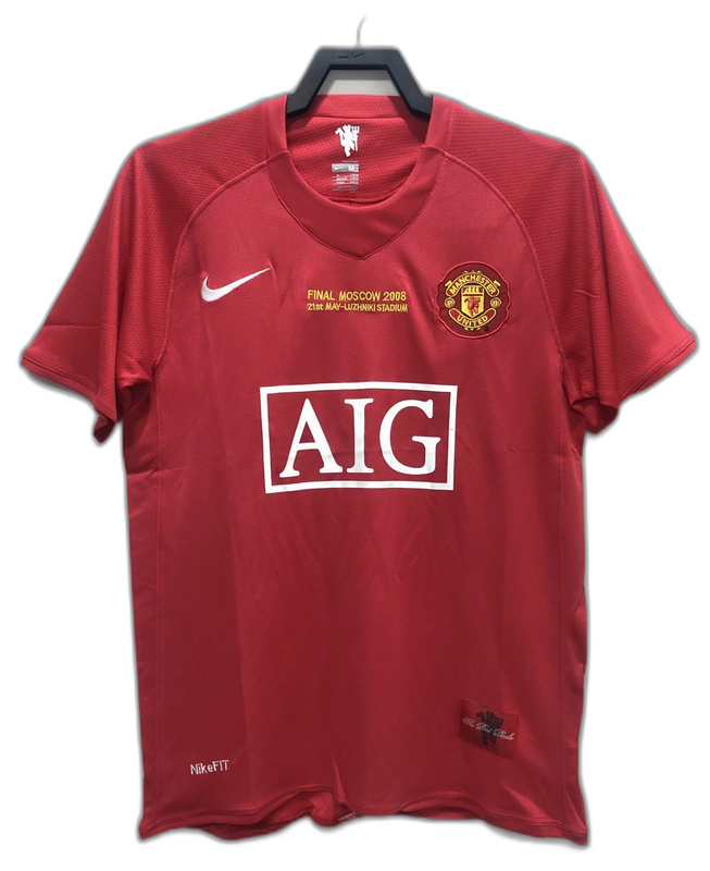 Camiseta Manchester United 07/08 I de Local - Versión Retro