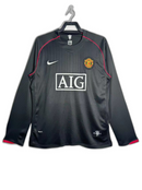 Camiseta Manchester United 07/08 II de Visitante - Manga Larga Versión Retro