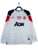 Camiseta Manchester United 10/11 II de Visitante - Manga Larga Versión Retro