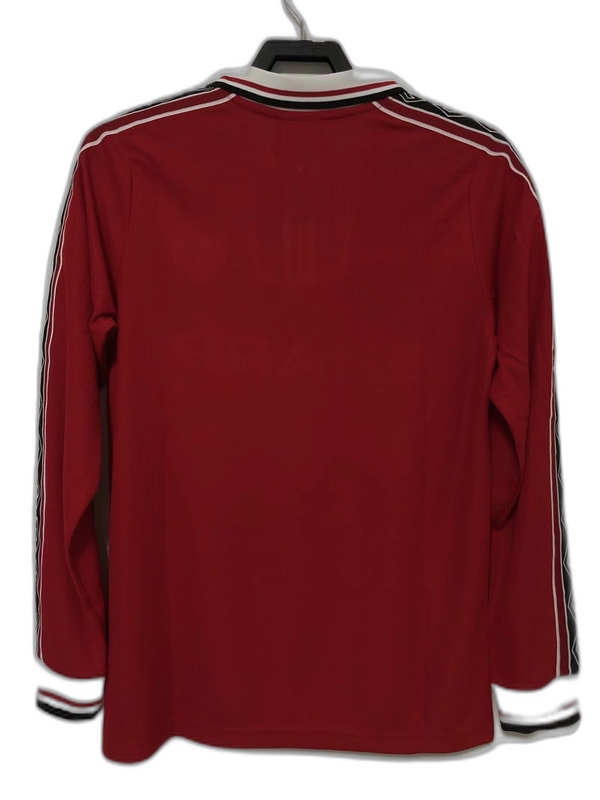Camiseta Manchester United 1998 I de Local - Manga Larga Versión Retro