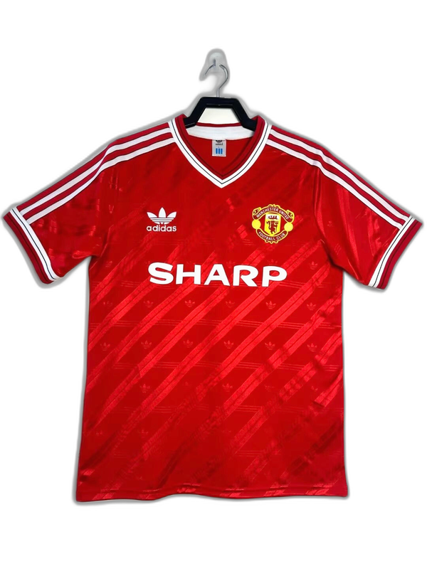 Camiseta Manchester United 86/88 I de Local - Versión Retro