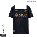 Camiseta Napoli Edición Especial – Azul Marino y Dorada