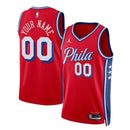 Camiseta NBA - Philadelphia 76ers - 2023 - Edición de Impacto - Rojo