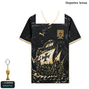 Camiseta Portugal Edición Especial – Negra y Dorada Carabela