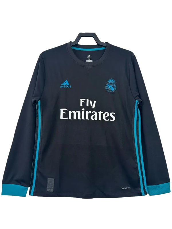 Camiseta Real Madrid 17/18 II de Visitante - Manga Larga Versión Retro