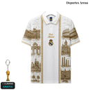 Camiseta Real Madrid Edición Especial 2026/27 Blanca y Dorada - Frontal