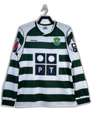 Camiseta Sporting Lisboa 01/03 I de Local - Manga Larga Versión Retro