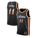 Camiseta NBA Trae Young - Atlanta Hawks - 2023 - Edición Ciudad - Negro
