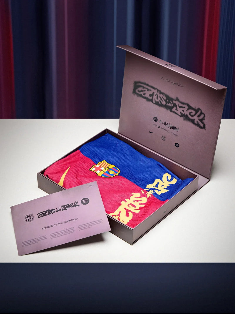 Camiseta Barcelona FC 25/26 - Travis Scott - Versión Aficionado