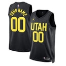 Camiseta NBA - Utah Jazz - 2023 - Edición de Impacto - Negro